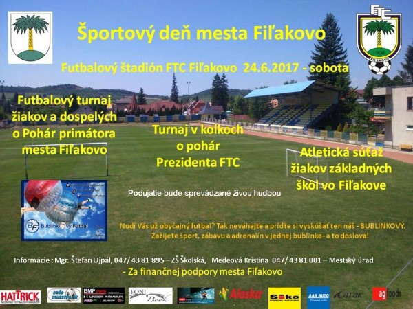 Športový deň mesta Fiľakovo
